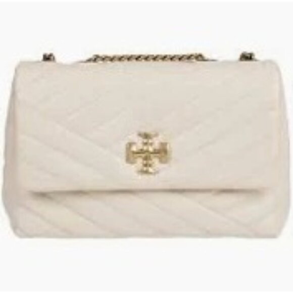 Tory Burch Cream Quilted Bag - Picture 2 of 2